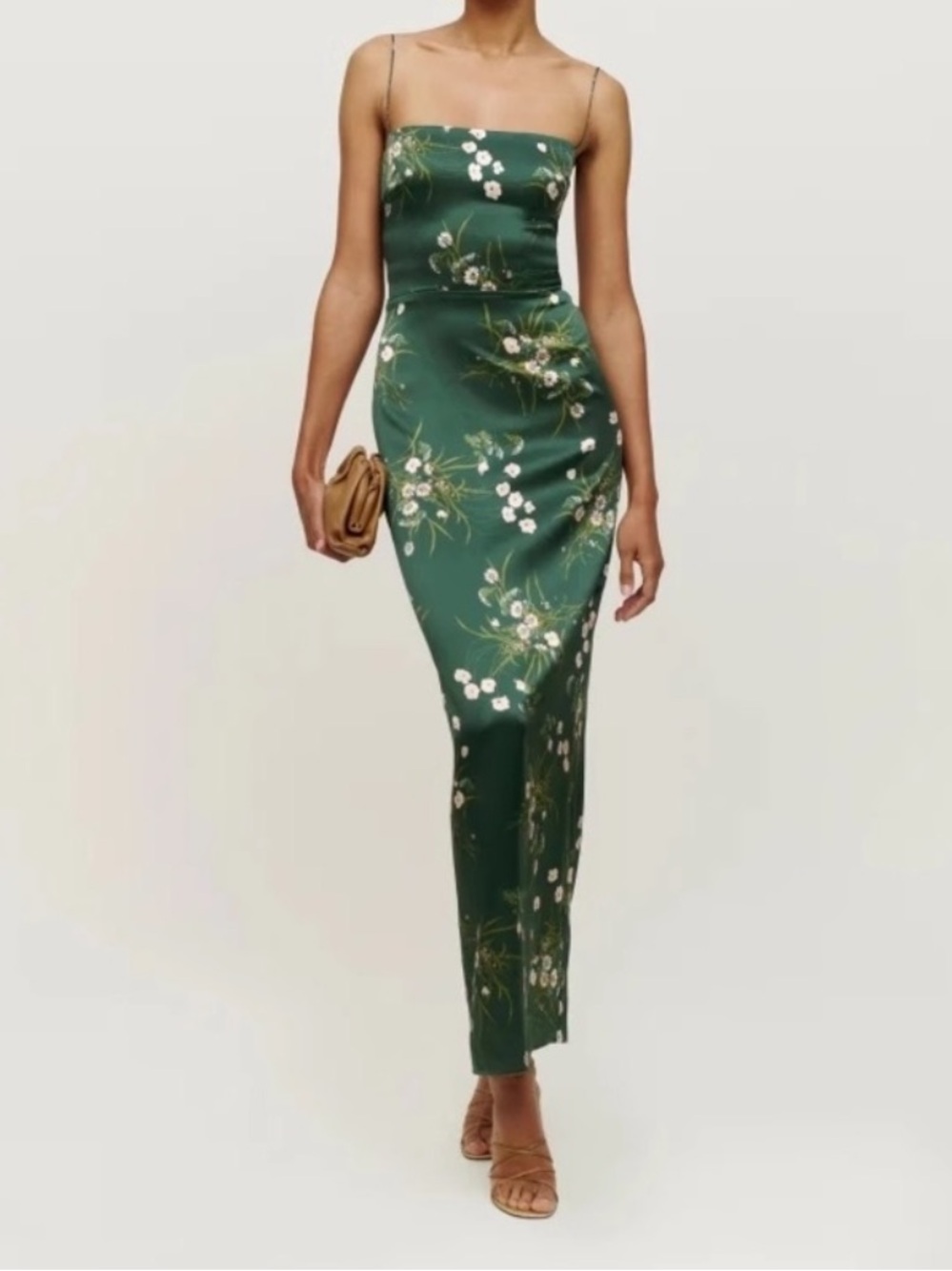 Reformation the Frankie silk Dress